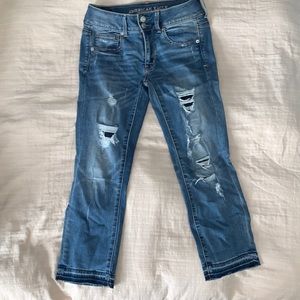 American Eagle Artist Crop Jeans
